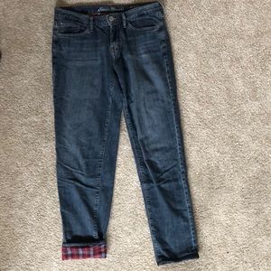 Eddie Bauer Flannel lined Jeans